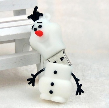 ФЛЕШКА 8 ГБ USB СНЕГОВИК, КЛАУС, ЗВЕЗДЫ, РОЖДЕСТВО