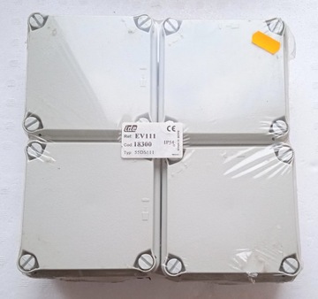 Коробка для поверхностного монтажа IDE EV111 8300 55DS111 113x113x64 7 сальников IP54