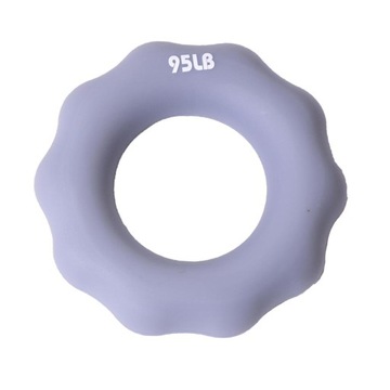 Hand Finger Grip Ring Wzmacniacz dłoni Szary 95LB