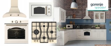 Gorenje Retro Beige встраиваемый набор из 4 предметов