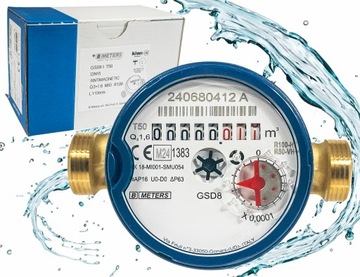WODOMIERZ DN 15 AF Q3-1,6 m3/h ANTYMAGNETYCZNY 30°