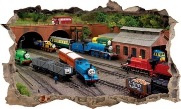 Стикер Постер ТОМЕК И ДРУЗЬЯ 3D XXXXL