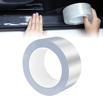 ЗАЩИТНАЯ ЛЕНТА ИЗ ФОЛЬГИ ДЛЯ НАКЛАДОК ДВЕРЕЙ АВТОМОБИЛЯ 50ММ Х 5М
