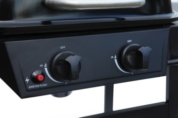 Газовый гриль Landmann с эмалированной решеткой, двумя конфорками 2,0 6 кВт.