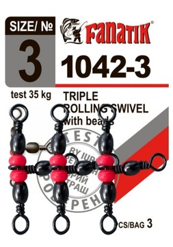 Fanatik Krętlik Potrójny 1042-3 35kg 3szt Triple
