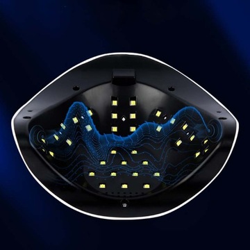 УФ/СВЕТОДИОДНАЯ ЛАМПА ДЛЯ НОГТЕЙ ГИБРИДНЫЕ ГЕЛИ МОЩНОСТЬ 168 ВТ