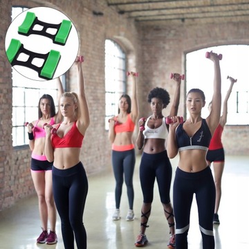 1 пластиковая стойка для гантелей размера L.