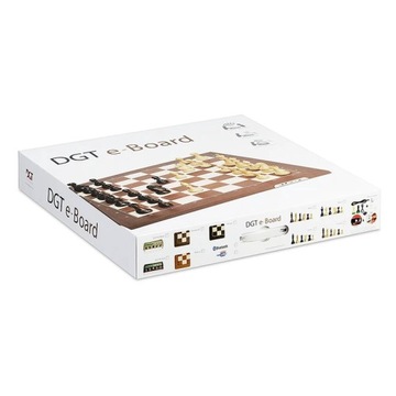 Szachownica elektroniczna DGT USB, orzech/klon
