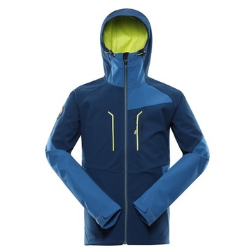 ALPINE PRO Kurtka trekkingowa męska softshell 8000 Esprit niebieski r.L