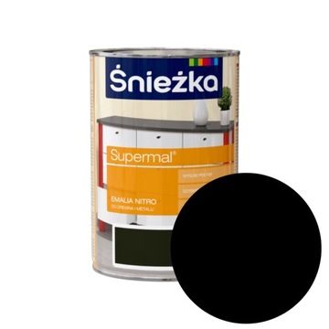 Emalia Supermal Nitro 0,8L czarny mat Śnieżka 96020391