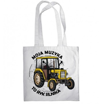TORBA BAWEŁNA PREZENT MOJA MUZYKA TO RYK SILNIKA