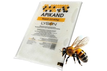 Apikand z Nozevitem 1kg pokarm dla pszczół 2,5ml/kg dla pszczół do ula