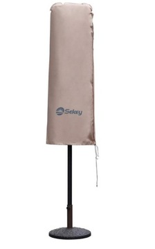 Pokrowiec na parasol beżowy 160 × 40/60 cm