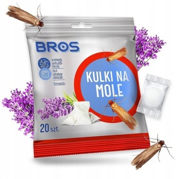 BROS - шарики-цветочки от моли 20 шт.