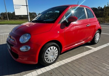 Fiat 500 II Seria 4 1.2 69KM 2019 Fiat 500 salon PL FV VAT 23 bezwypadkowy 1.2 Benzyna 69KM, zdjęcie 1