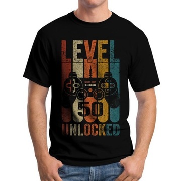 Koszulka T-Shirt 50 lat urodziny prezent gracz 2XL