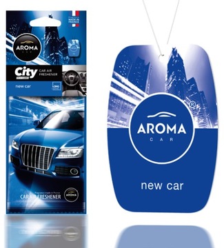 ZAPACH SAMOCHODOWY ZAWIESZKA AROMA CARD NEW CAR