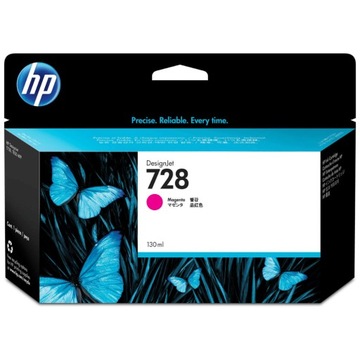 HP 728 Tusz F9J66A DesignJet T730 DesignJet T830