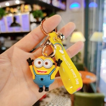 БРЕЛОК ДЛЯ БРЕЛОК «МИНЬОНЫ» КРАСИВЫЙ НА КАЖДЫЙ ДЕНЬ КУЛОН 20 СМ КУЛОН + БЕСПЛАТНЫЙ ЧЕХОЛ