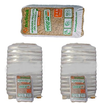 Pellet drzewny BARLINEK Pelet 990kg x2 ZESTAW 2 palety 1980kg PREMIUM