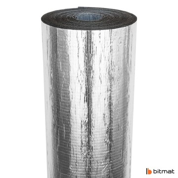 MATA ZA GRZEJNIK samoprzylepna 3mm 0,5m2 na ścianę pianka gumowa aluminium