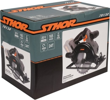 ЦИРКУЛЯРНАЯ ПИЛА 165 ММ АККУМУЛЯТОРНАЯ СИСТЕМА КОРПУСА 20 В STHOR