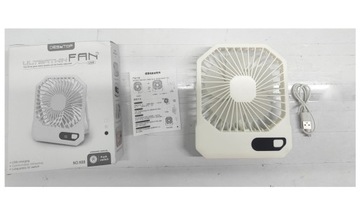 MAŁY WENTYLATOR USB WIATRAK BIURKOWY PRZENOŚNY CICHY WIATRACZEK NA BIURKO