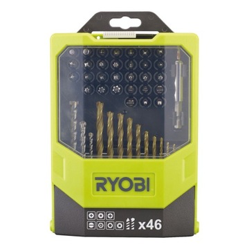 RYOBI zestaw wierteł i bitów 46 szt RAK46MIX