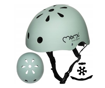 MOMI MIMI DZIECIĘCY KASK OCHRONNY ROWER ZIELONY