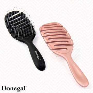 Donegal Вентилируемая щетка для распутывания волос, массажная, не выдергивается ВЕРХ
