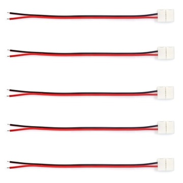 KOMPLET ZŁĄCZKA CN-01: TAŚMA LED 8MM 5 Szt