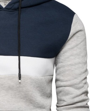 Мужская толстовка серого цвета с капюшоном-кенгуру, цвета XL