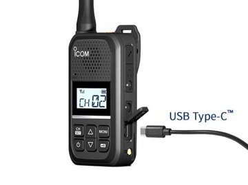 Портативная радиостанция Icom IC-U20SR PMR 16 каналов - производство Япония, корпус IP-54