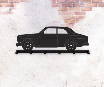 Вешалка Volvo Amazon Coupe — стиль ретро для дома и гаража, отличный подарок для