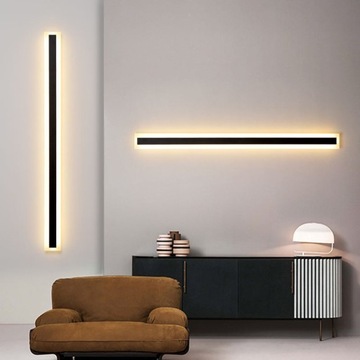 Минималистичный настенный светильник Led 150см 35Вт 230В Теплый белый