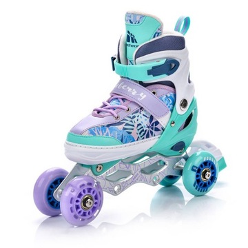 Łyżworolki Regulowane 4w1 METEOR BLUEBERRY łyżwy rolki wrotki 38-41