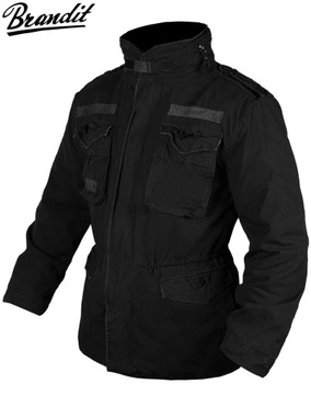 KURTKA MĘSKA WOJSKOWA BRANDIT M65 GIANT PARKA 3w1 CZARNA 5XL