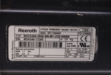 REXROTH MSK040B-0600-NN-M1-UG0-NNNN R911306058