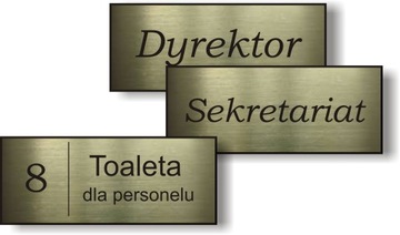 Tabliczka na drzwi grawer 28x10 cm