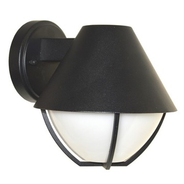 Lampa Ogrodowa Zewnętrzna CZARNY Kinkiet 1xE27 LED