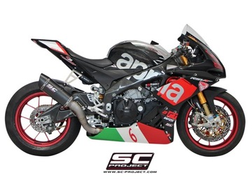 Карбоновый глушитель SC Project Oval Aprilia RSV4 2015-16
