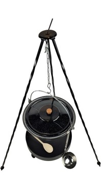 Венгерский казан 20 л FIRE 40 ковш, штатив 120 см