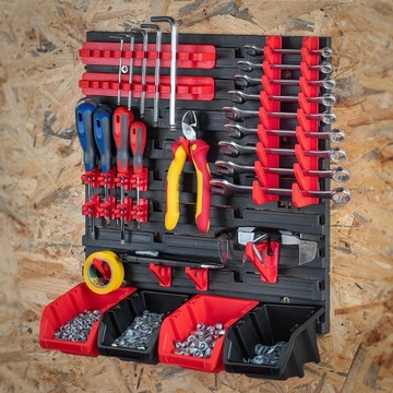 ИНСТРУМЕНТАЛЬНАЯ ДОСКА 78x39см ГАРАЖНАЯ ПОЛКА ДЛЯ МАСТЕРСКОЙ