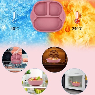 ДЕТСКИЙ ОБЕДОВОЙ НАБОР 8в1 ДЛЯ ЕДЫ И ПИТЬЯ БЕЗОПАСНЫЙ СИЛИКОН