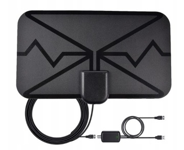 САМАЯ МОЩНАЯ КОМНАТНАЯ ТЕЛЕВИЗИОННАЯ АНТЕННА DVB-T2 MUX8 FM 4K