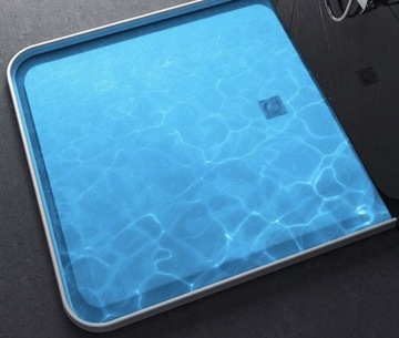 ДУШЕВОЙ ПОРОГ водный барьер 30х18мм водный барьер 250см - 2,5м БЕЛЫЙ