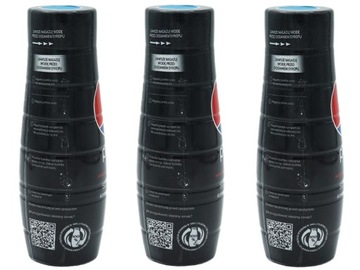 3x КОНЦЕНТРАТ СИРОПА SODASTREAM PEPSI MAX ДЛЯ САТУРАТОРА НАПИТКОВ ОБЪЕМОМ 9 Л, 440 мл