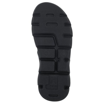 Buty Sandały Męskie Rieker Czarne 20800-00 Black