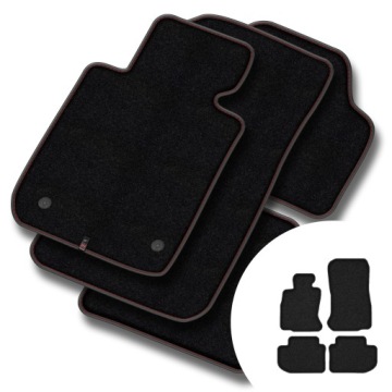 Velurové koberce Premium pro Bmw řady 6 F06 2011-2019 Grand Coupe, xDrive