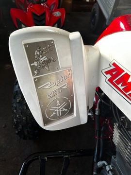 Blaszki Tabliczki na quada Yamaha Raptor 660